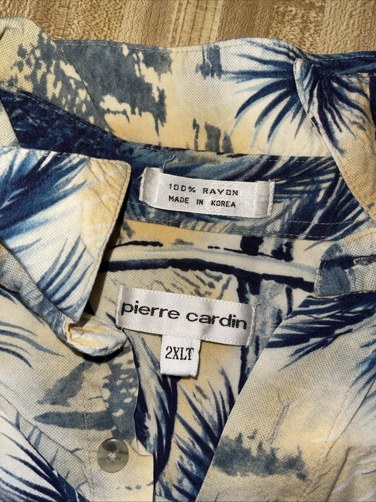 Pierre Cardin Hawaiian Shirt 2XLT 