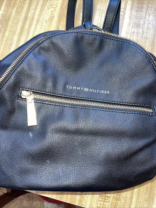 Tommy Hilfiger Leather Backpack Purse
