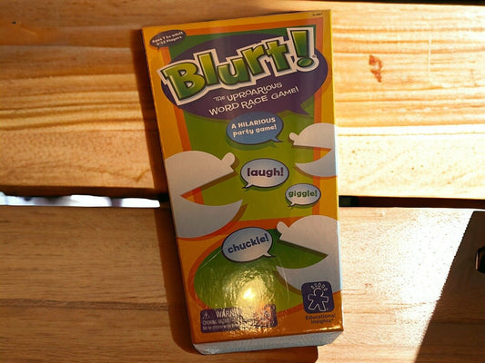 Blurt! Word Race Family Game - Brand New