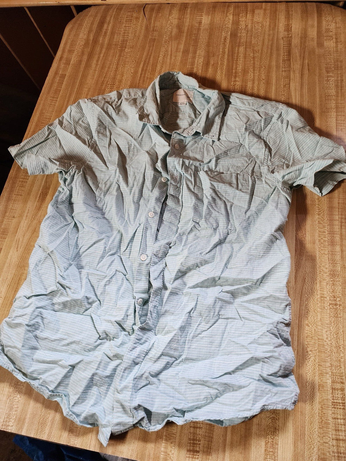 American Eagle Button Up Large