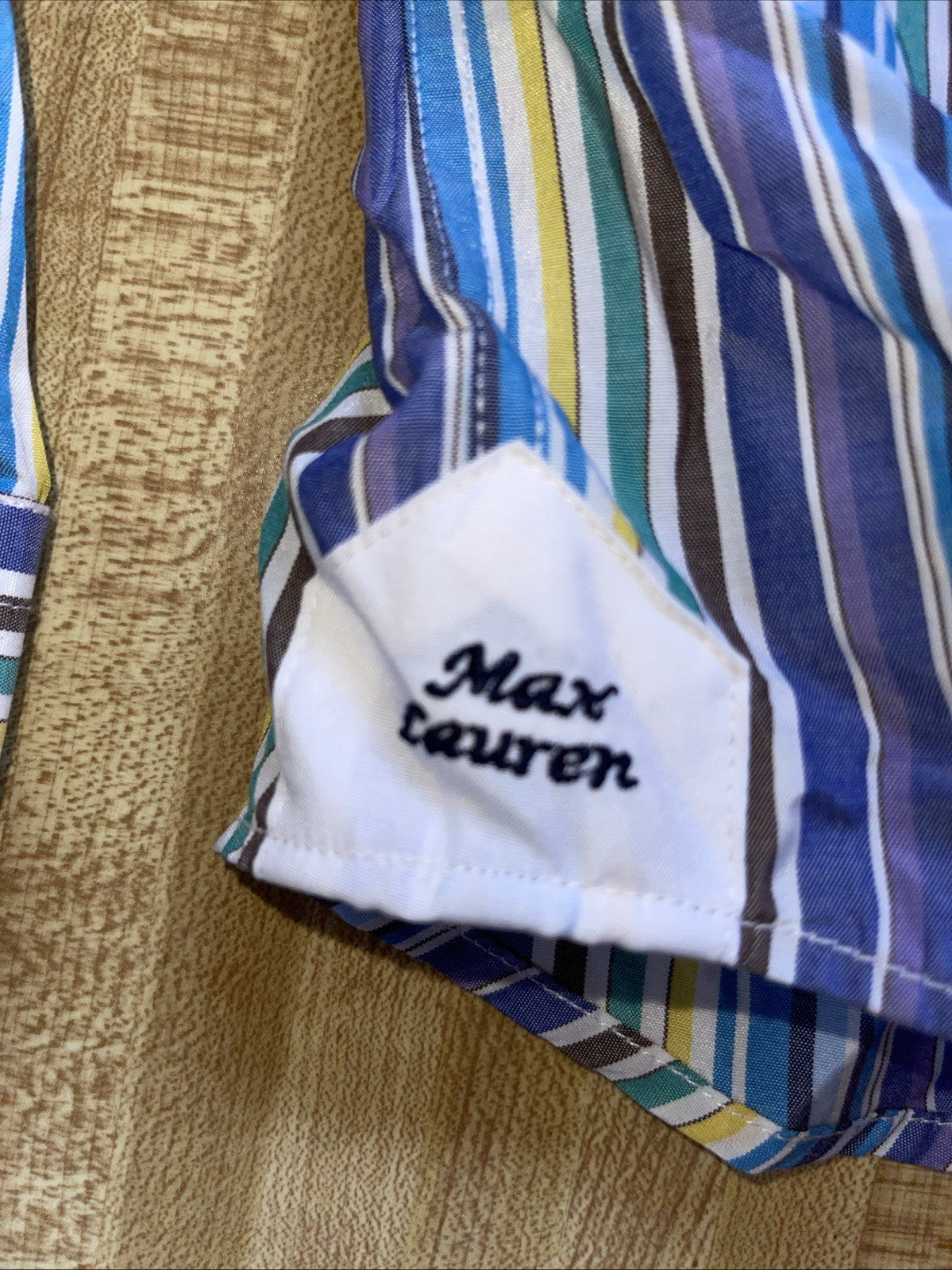 Max Lauren By Brio Dress Shirt Large 