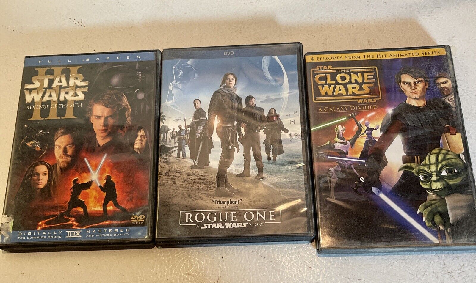 Star Wars DVD Lot