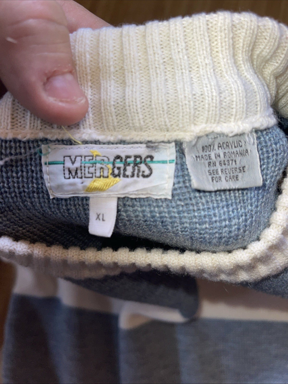Vintage Mergers Sweater XL