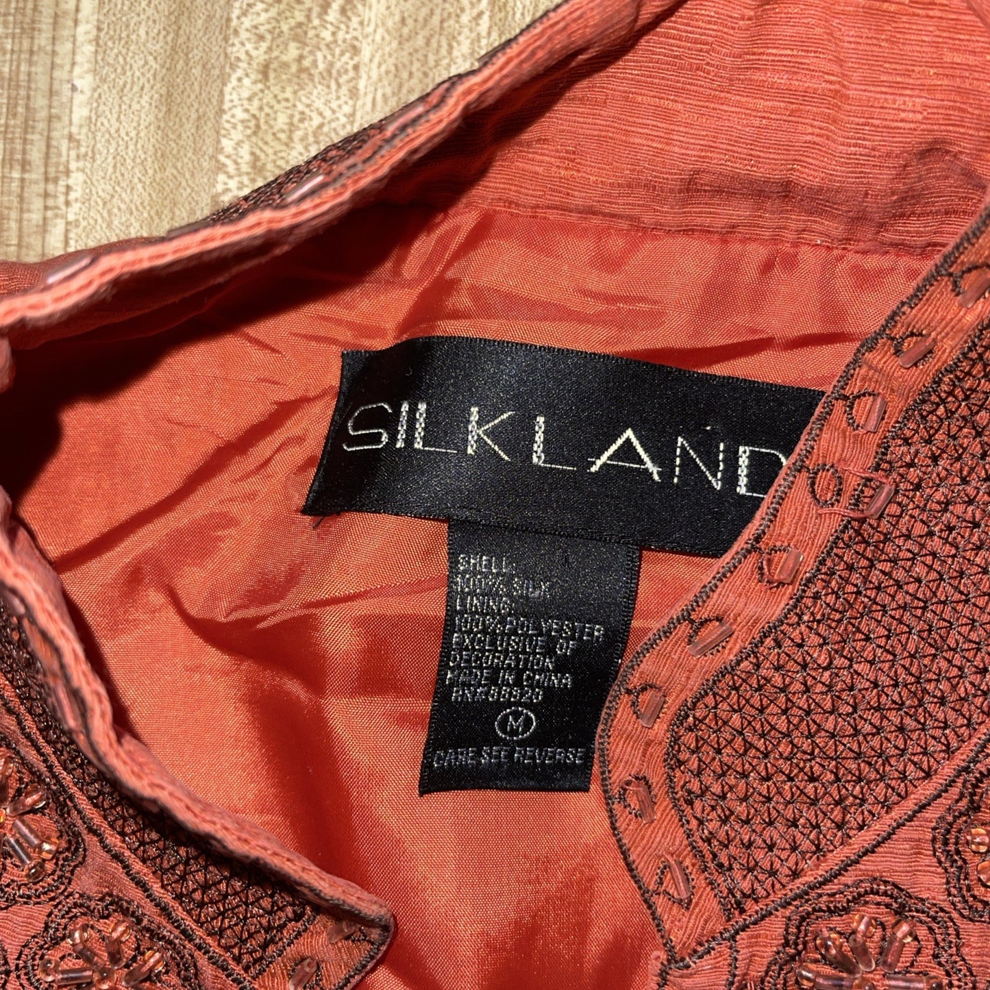silkland jacket Medium 