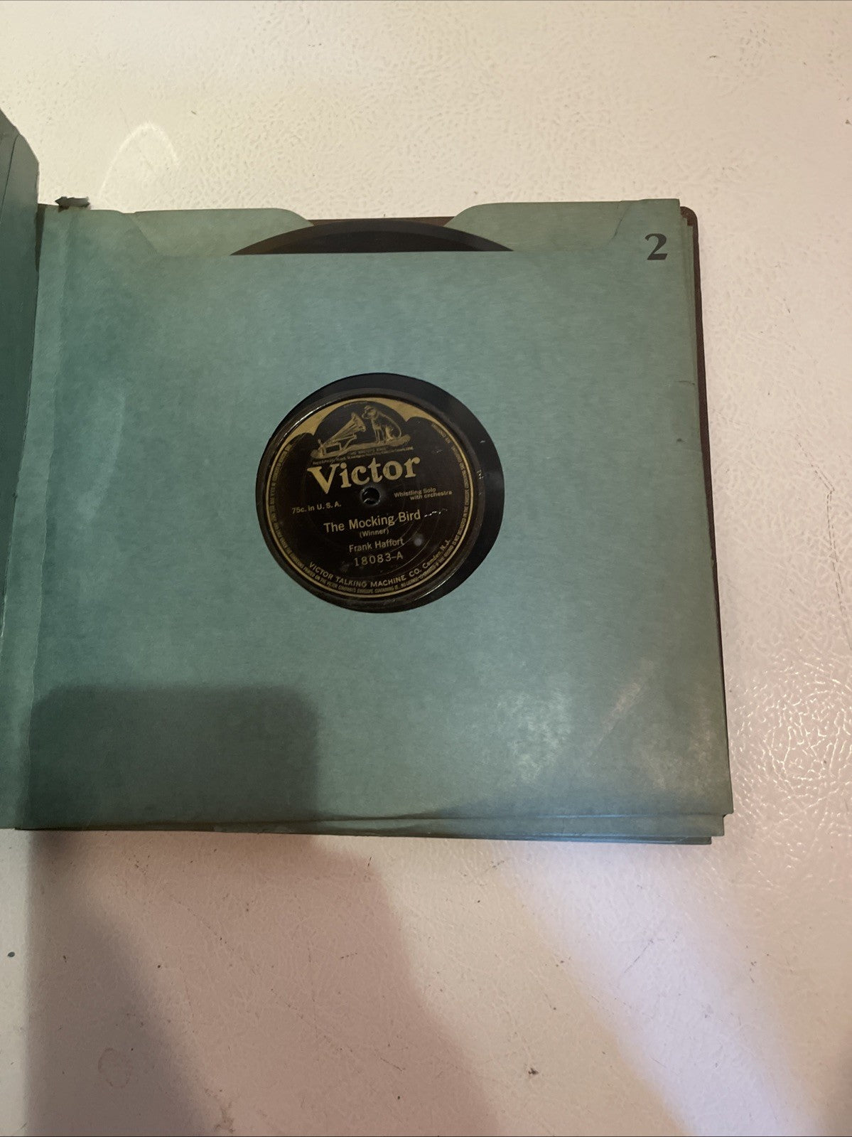 Antique Victor Victrola Record Collection Lot