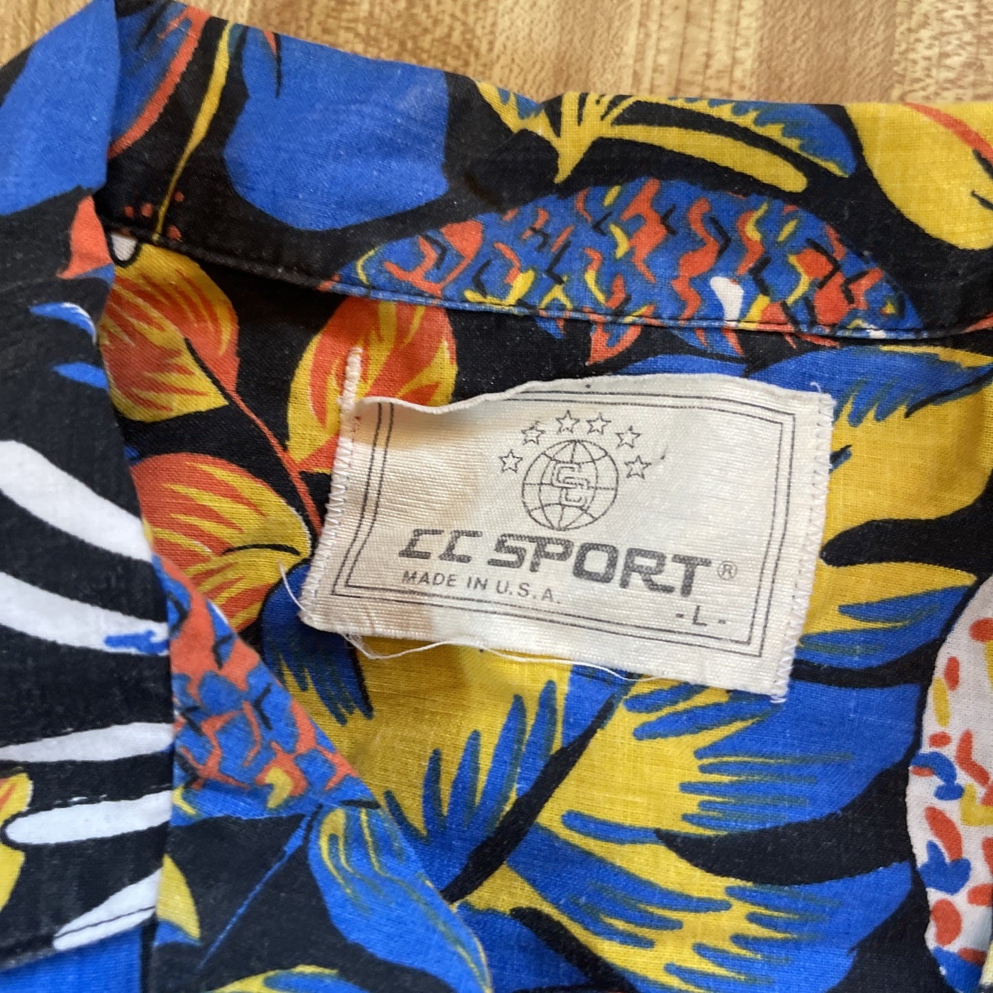 Vintage CC Sport Shirt Large 