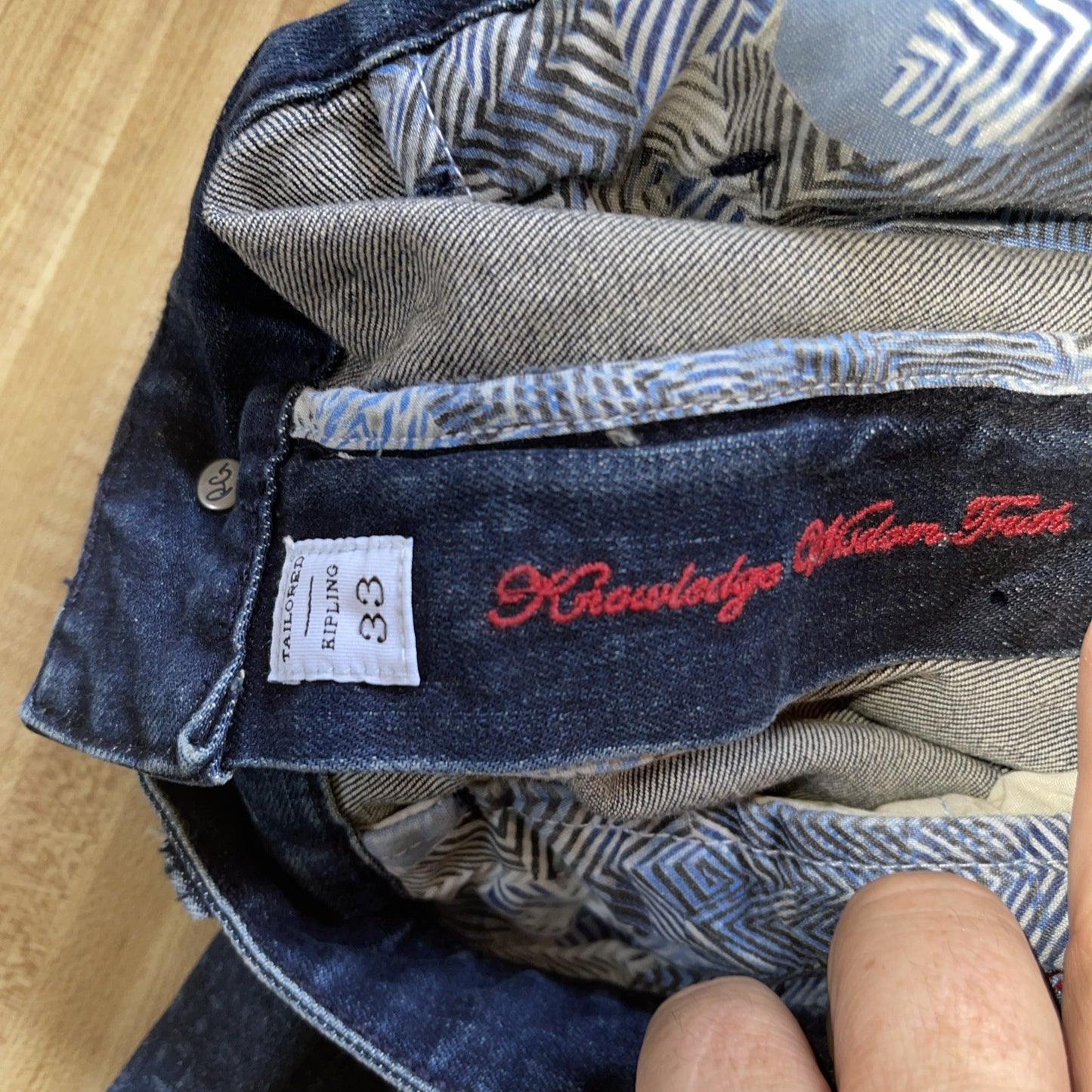 Robert Graham Tailored Kipling Jeans 33/33