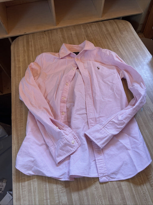Ralph Lauren Button Down Medium Flesh Pony