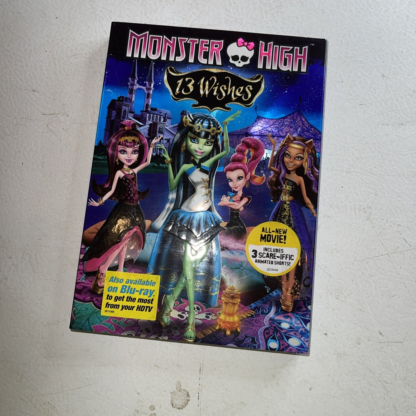 Monster High 13 Wishes (DVD, 2013)