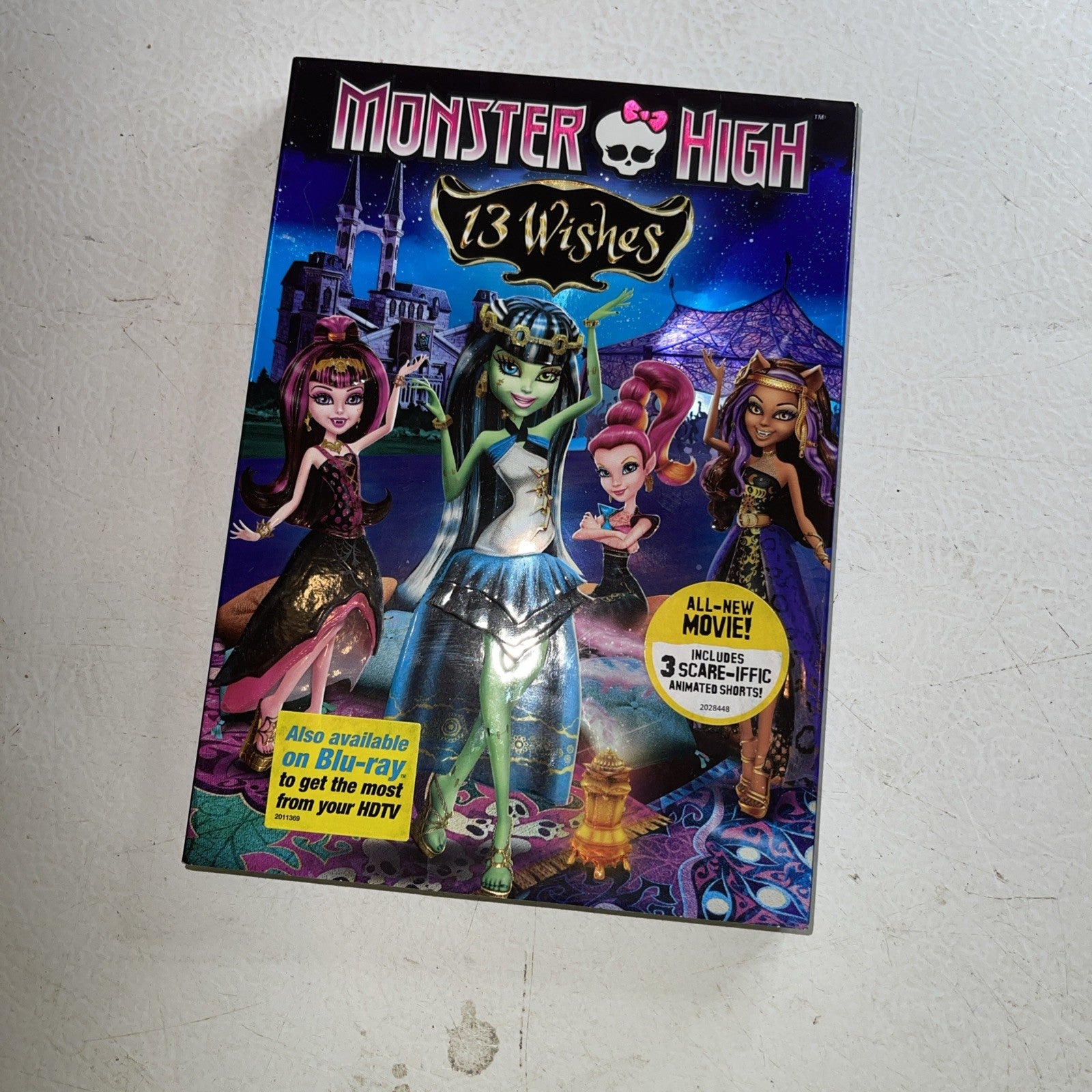 Monster High 13 Wishes (DVD, 2013)