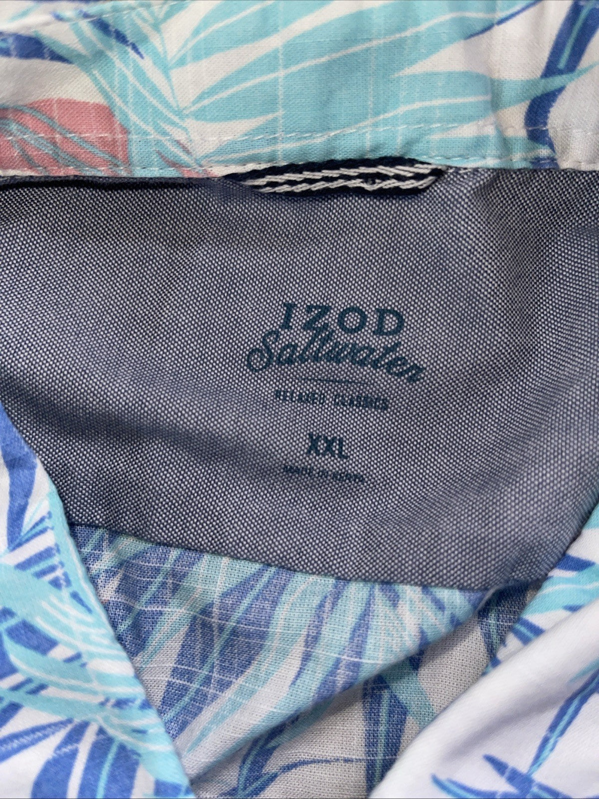 izod saltwater shirt xxl