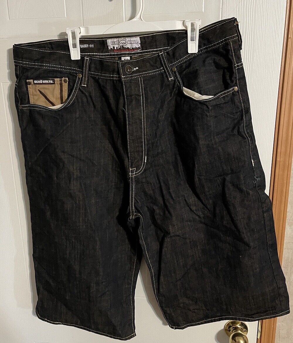 Ecko Unltd Baggy Fit Jorts 40 Y2K Skater Hiphop Streetwear 