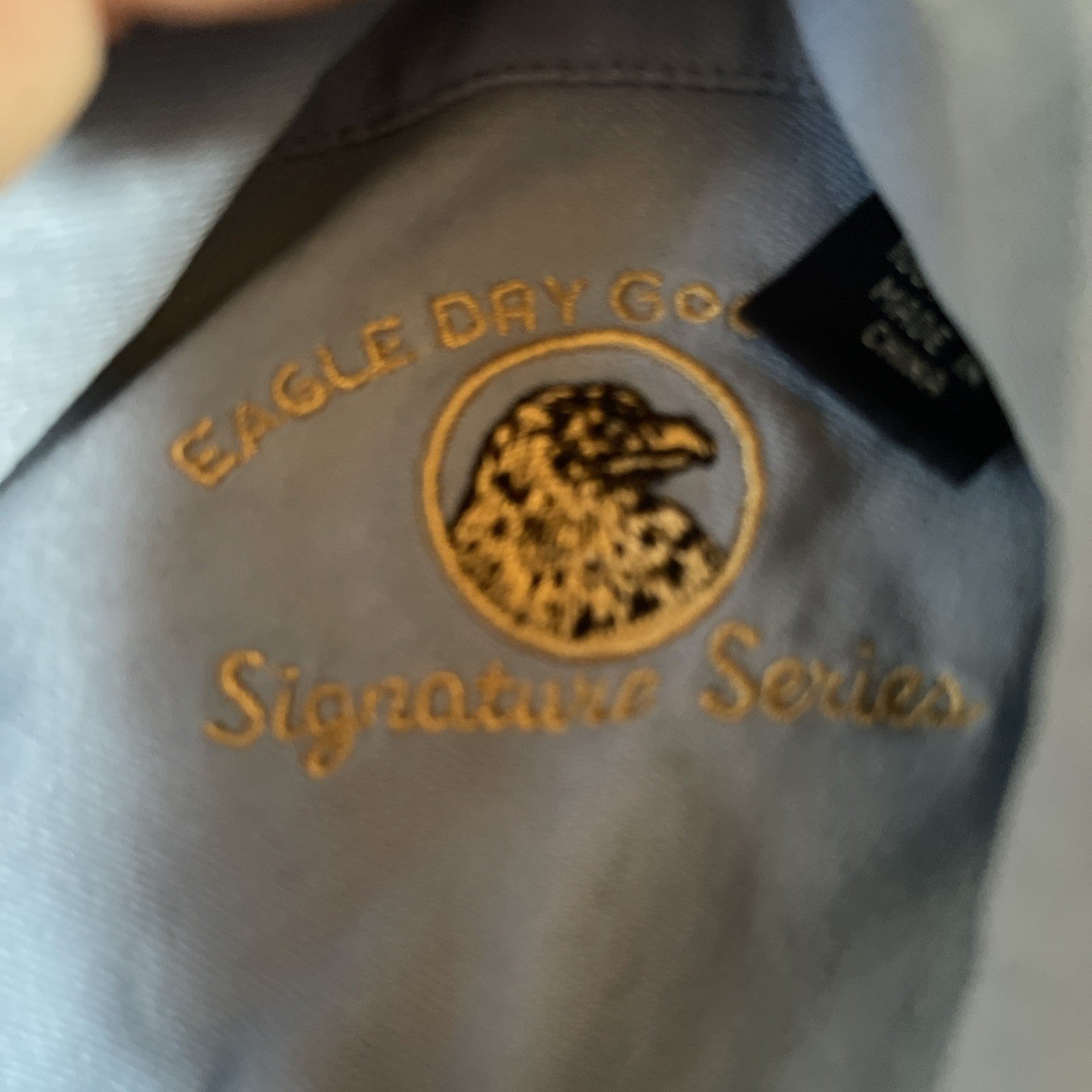eagle dry goods silk shirt XL