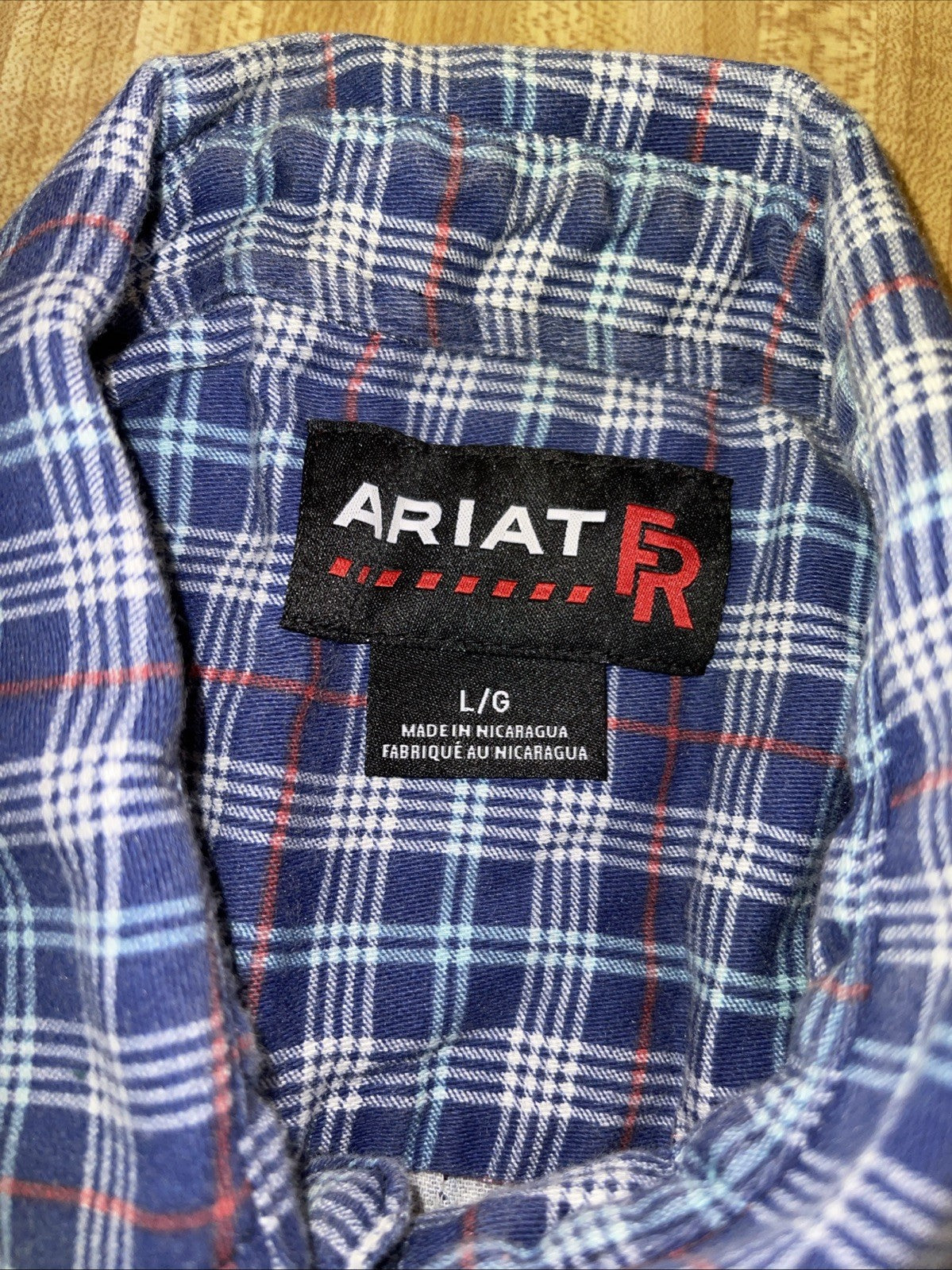 Ariat FR Button Down Large 