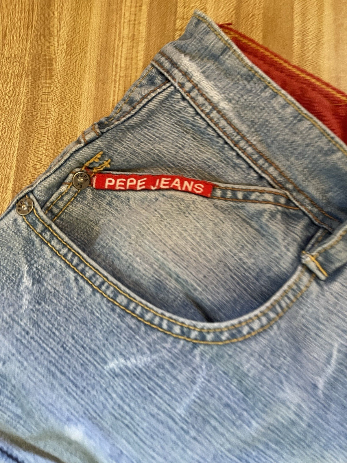 Pepe Jeans Baggy Wide Leg Jeans 36/33 Y2K Hiphop Streetwear