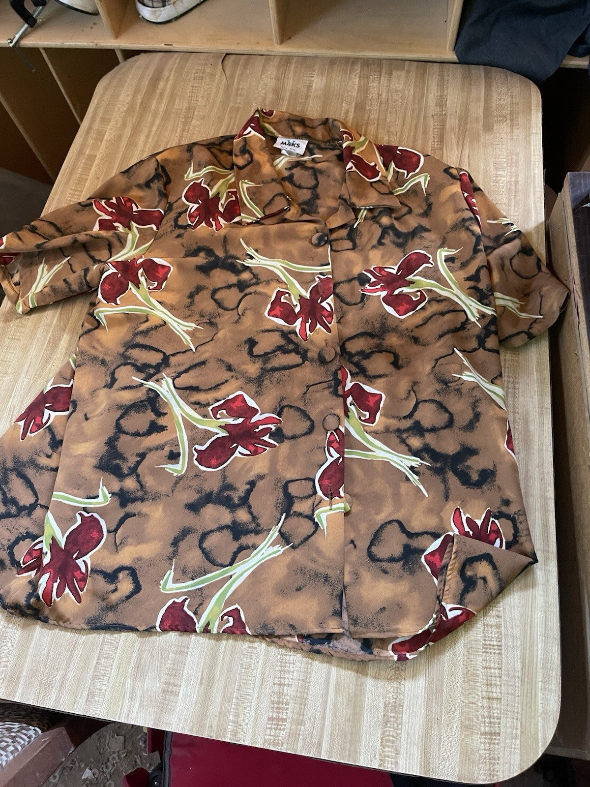 Vintage Maks New York Top 3X