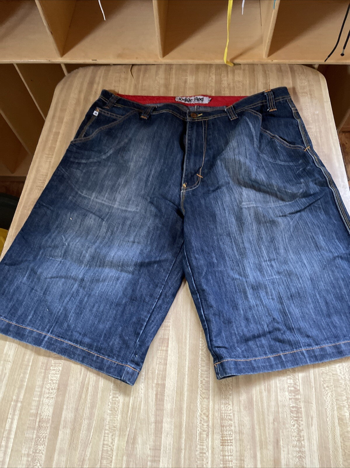 Indigo Red Jorts 42
