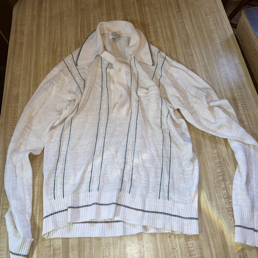 Vintage Anderson Little Co Linen Blend Sweater Medium 