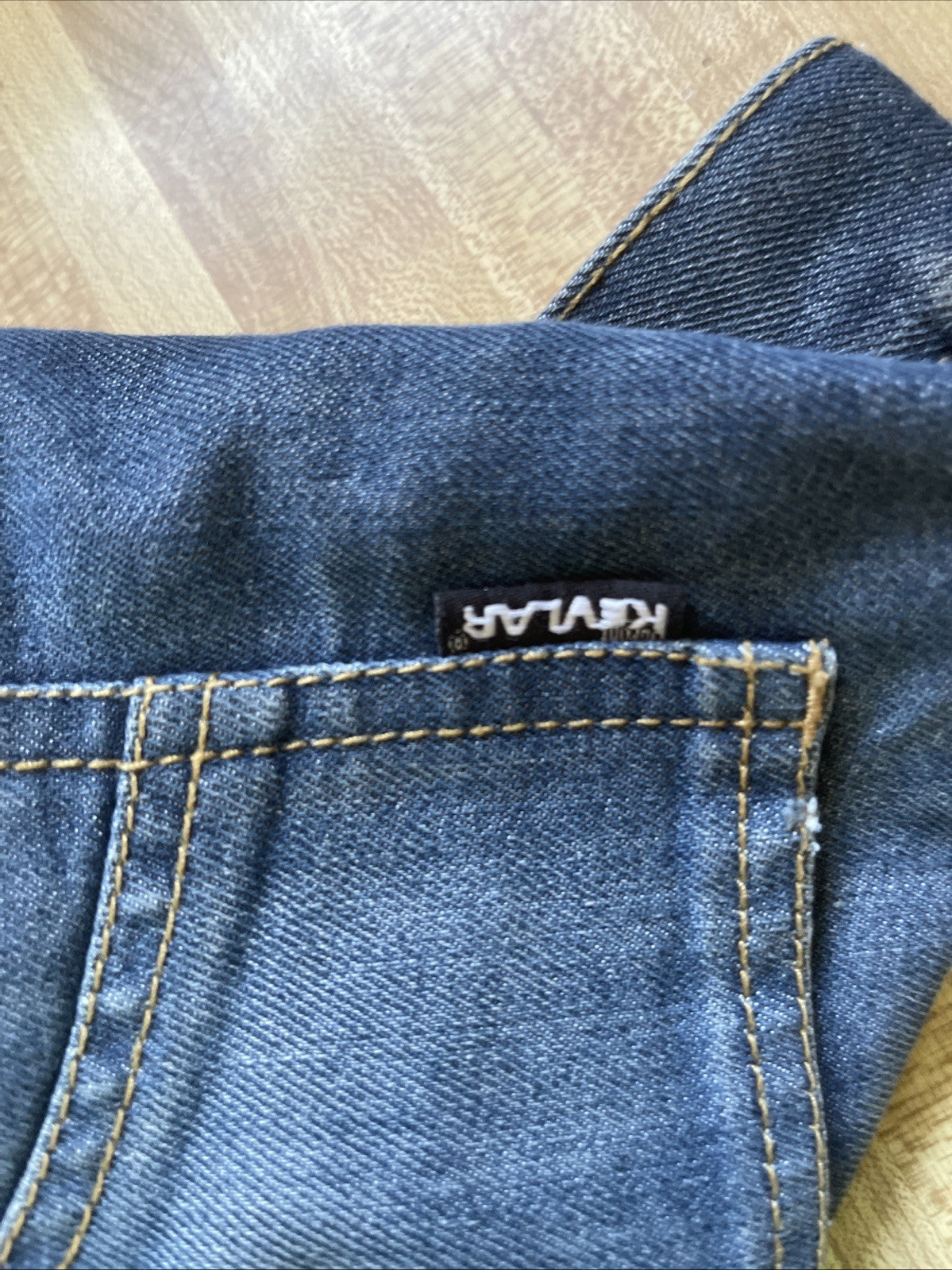 Run With The Bulls Speed And Strength Kevlar Lined Double Knee Jeans 36/32