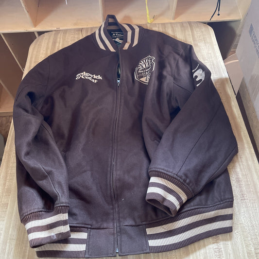 Vintage Sedgwick & Cedar Varsity Jacket 2XL Streetwear Hiphop Extremely Rare HTF