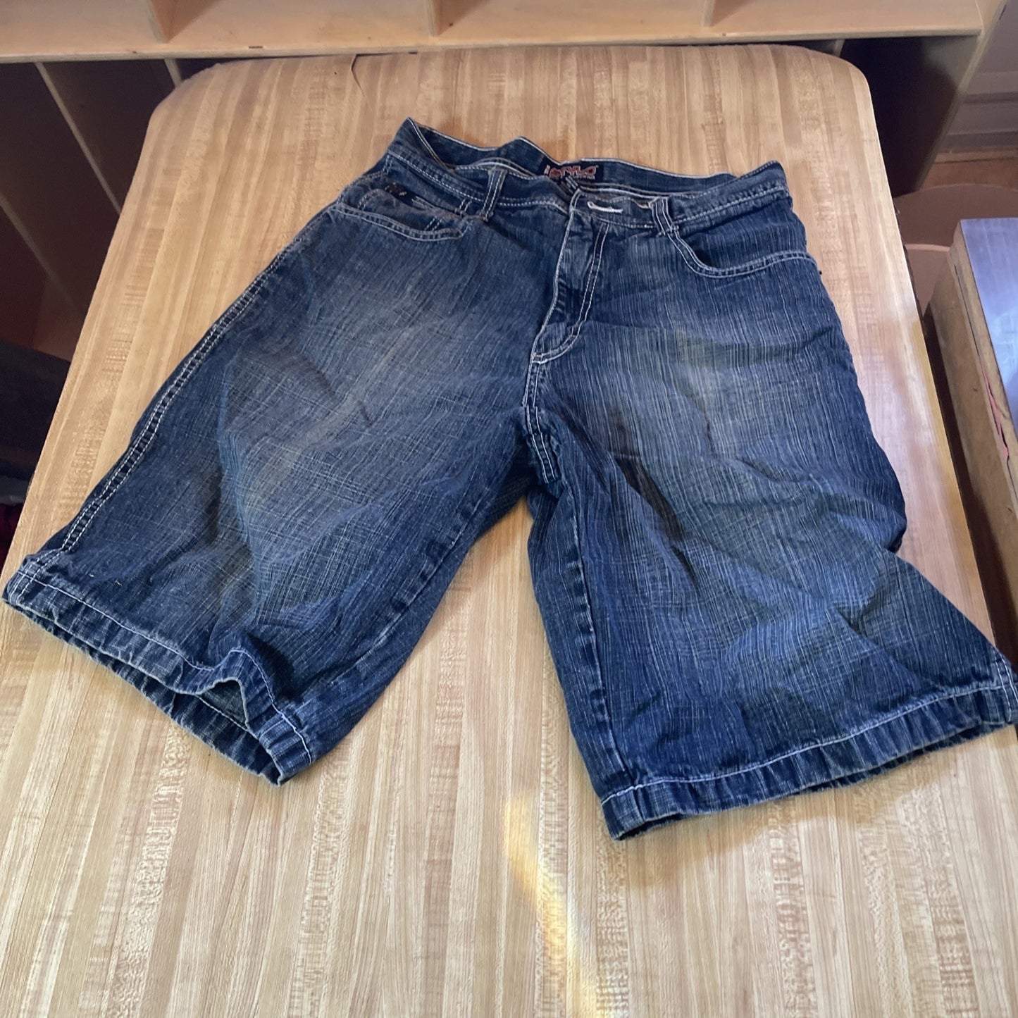 Stylo DNM Engineering Jorts 34 Distressed
