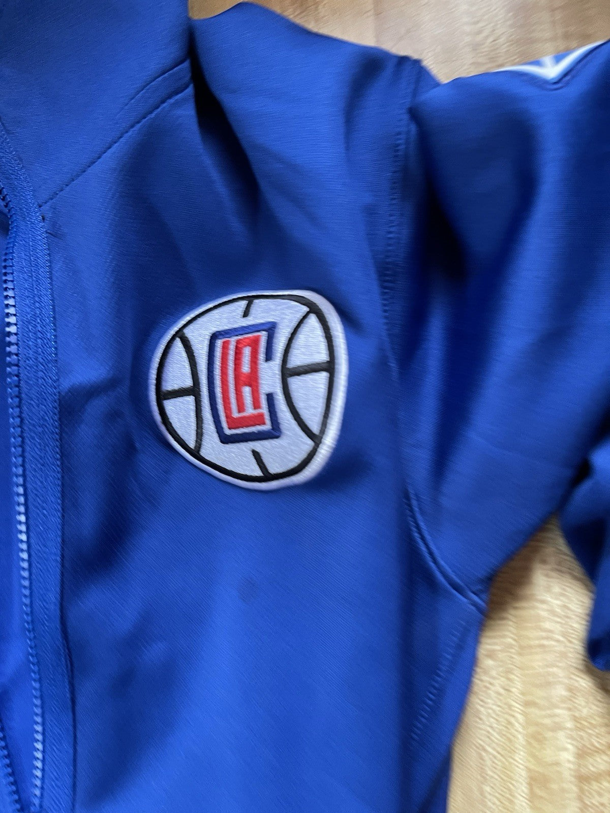 Nike Dri Fit Side Zip Full Zip Hoodie LA Clippers Small 