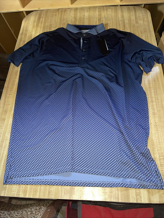 Greyson Polo XL NWT AOP