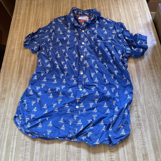 Denim & Flower Shirt Medium 