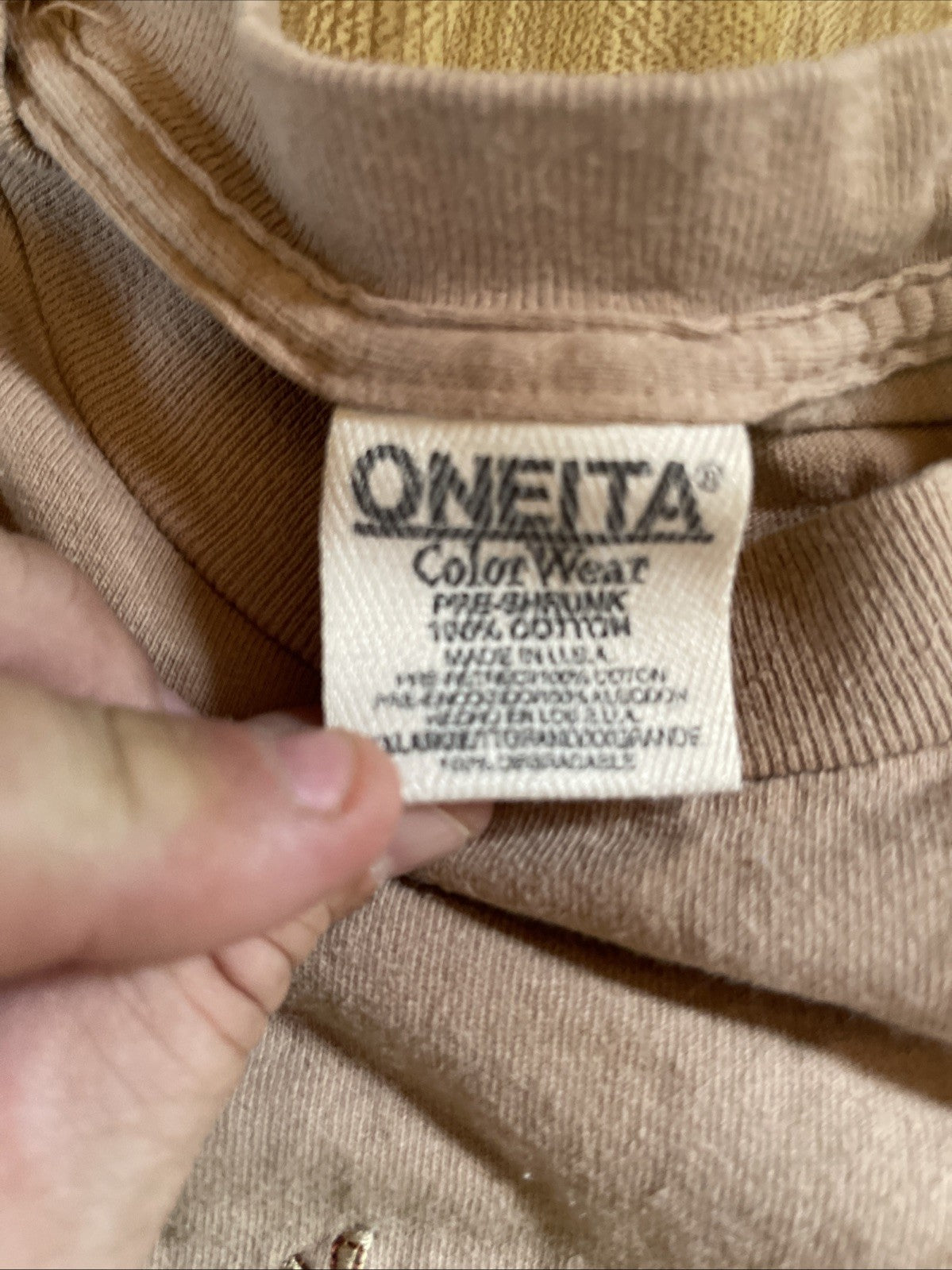 Oneita Long Sleeve T Shirt XXL 