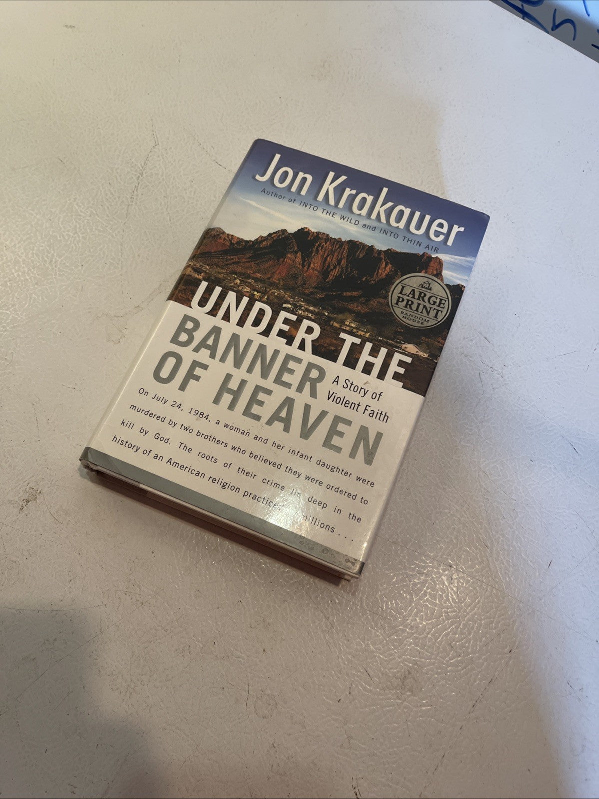 Under the Banner of Heaven : A Story of Violent Faith by Jon Krakauer (2003,...