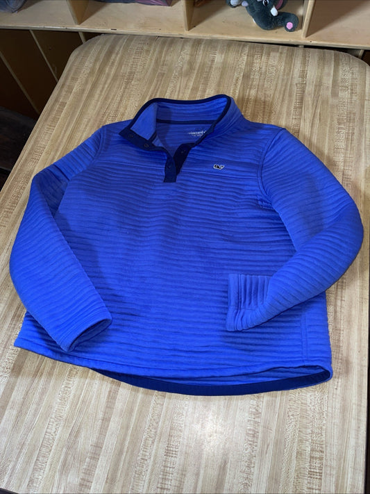 Vineyard Vines Snap Button Pullover Sweater Medium