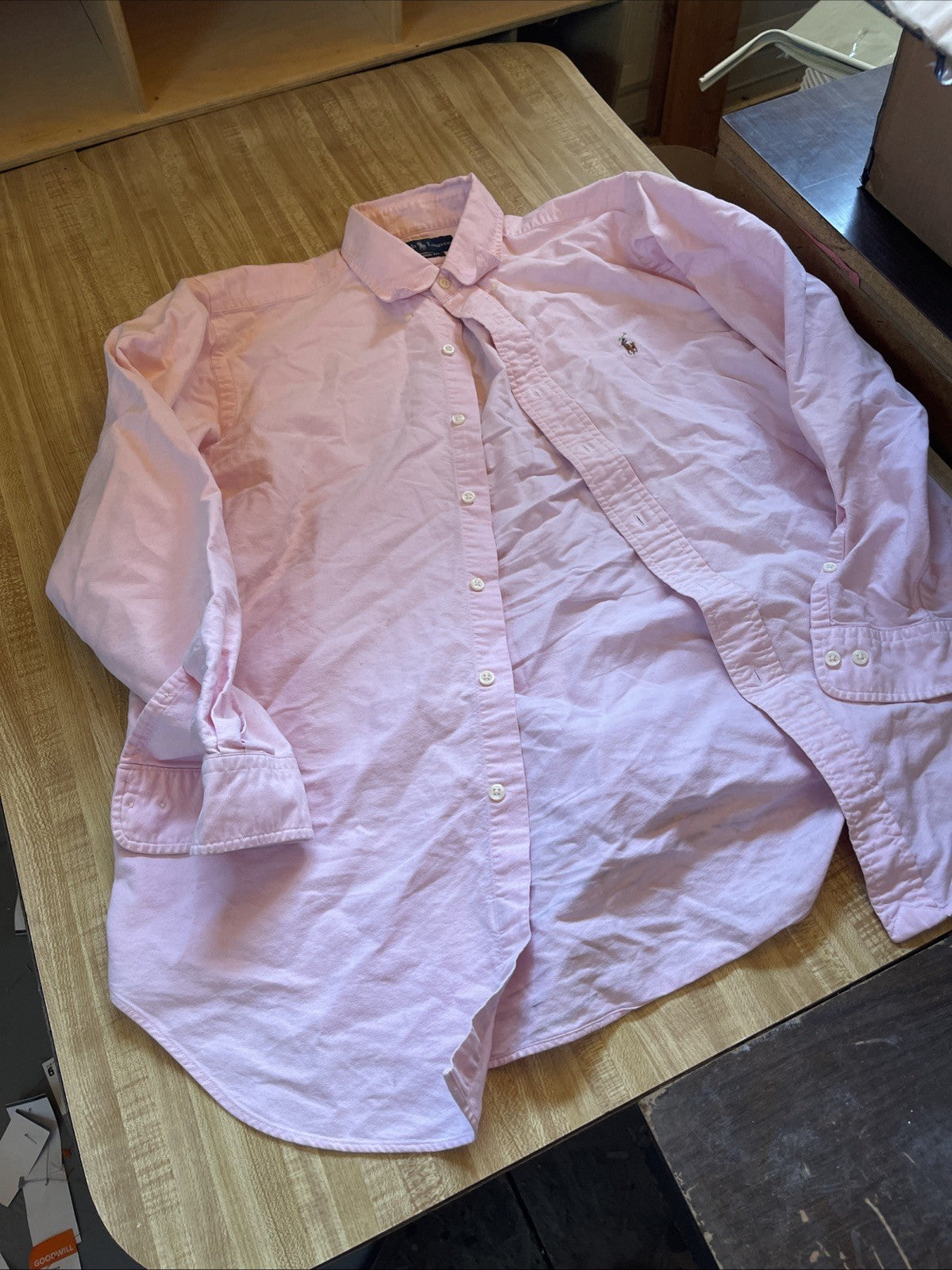 Ralph Lauren Button Down 16 Flesh Pony