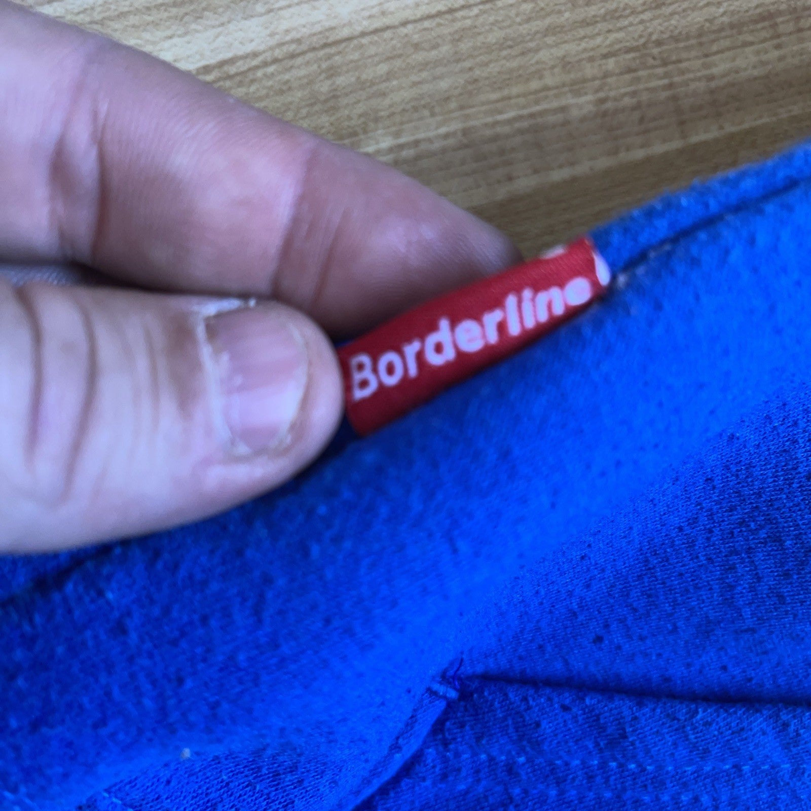 Borderline Basic Wear Israel Surf Club Member Full Zip Hoodie Medium