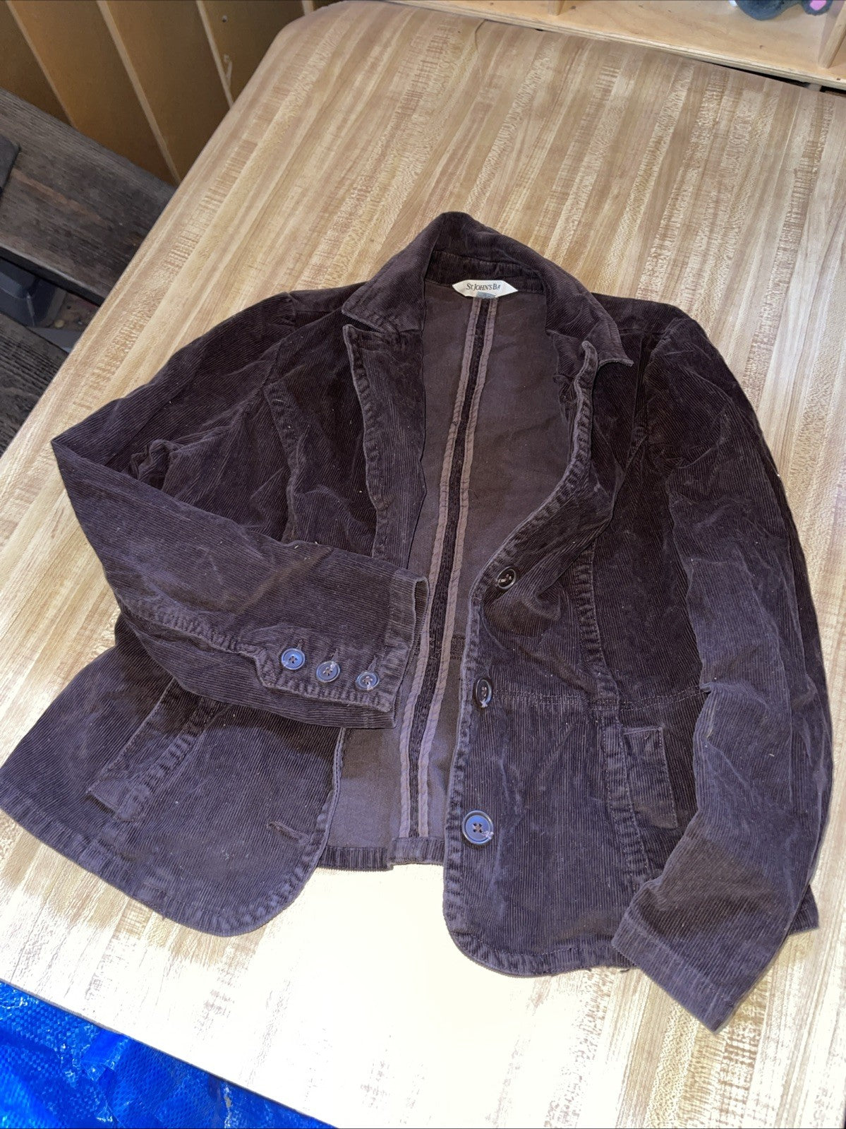 St John’s Bay Unstructured Corduroy Jacket Petite Large 