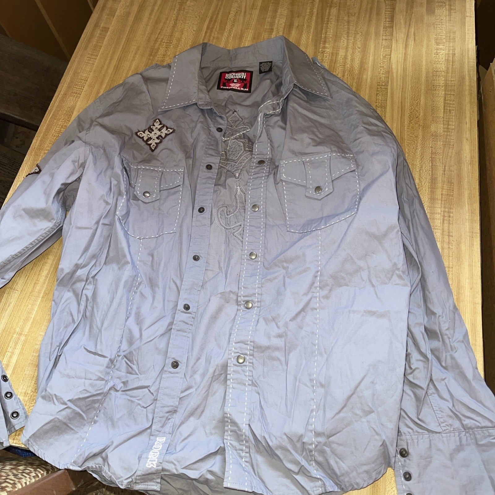Rock & Roll Cowboy Shirt XL