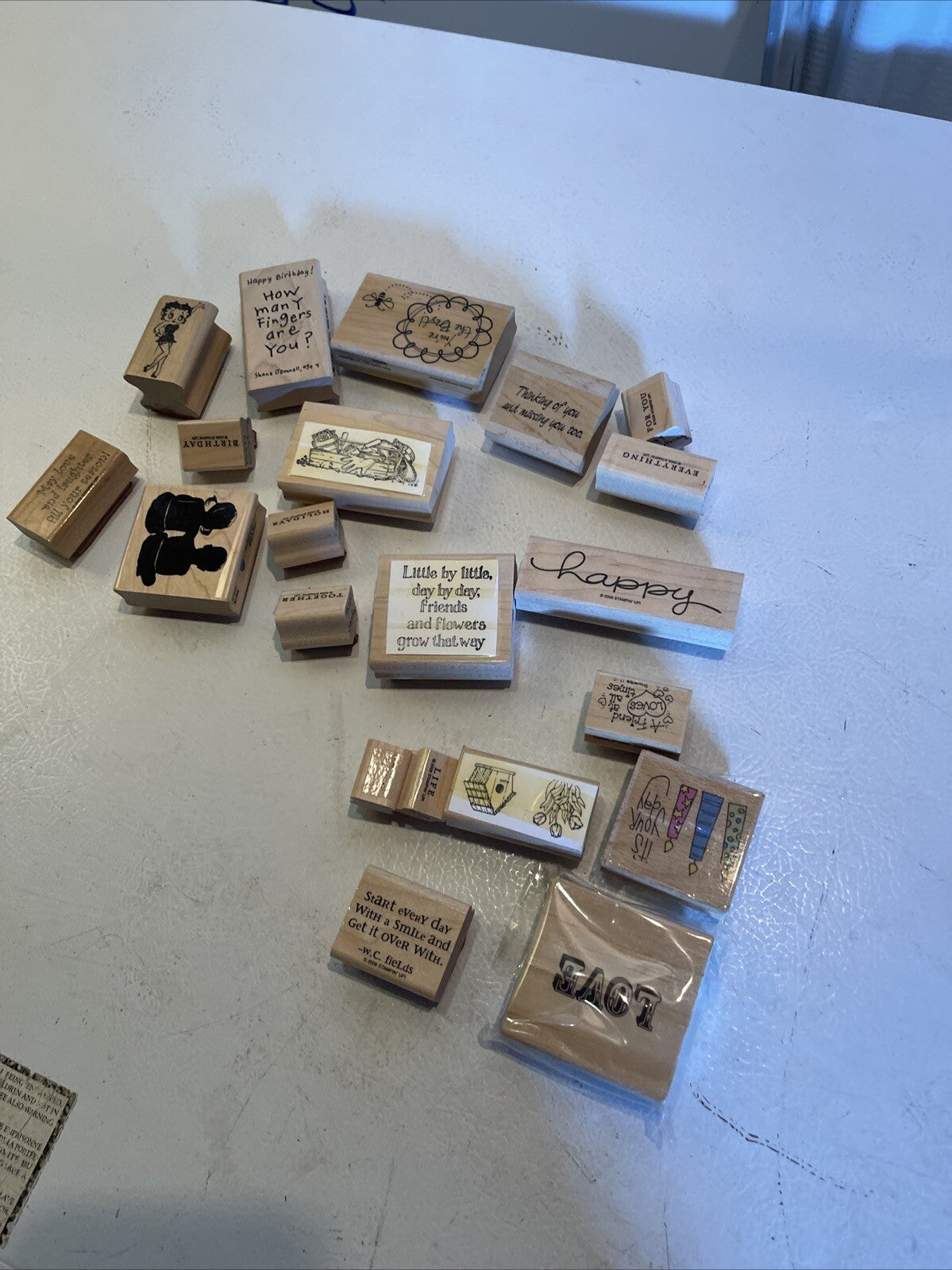huge rubber stamp Collection lot