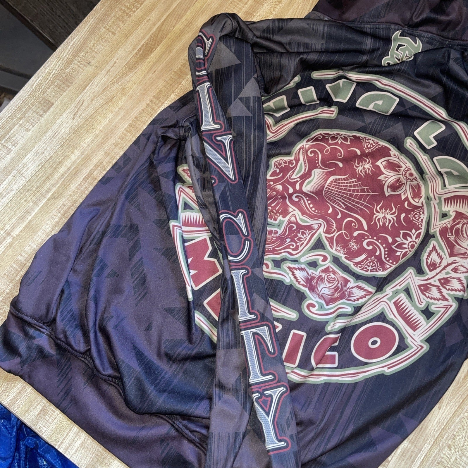 Sin City Sublimation Hoodie Medium Made In USA 