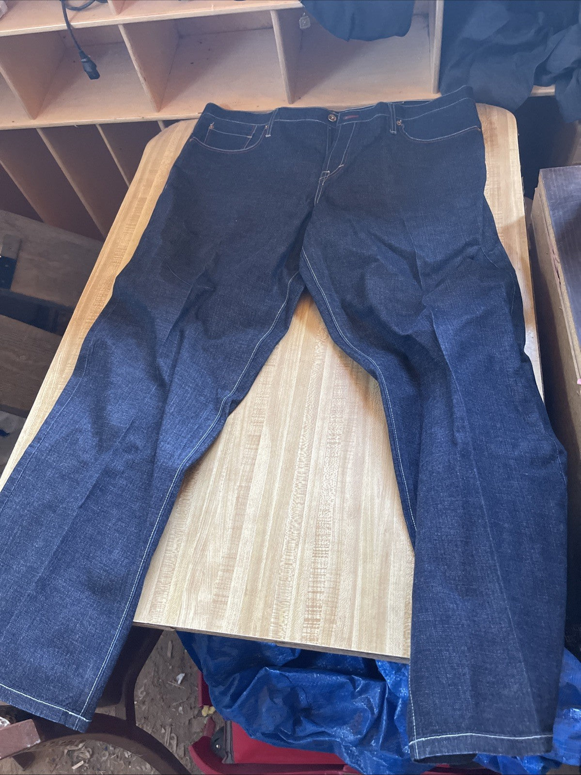 Sean John Jeans Baggy Wide Leg Y2K Vintage Streetwear Hiphop 42/34