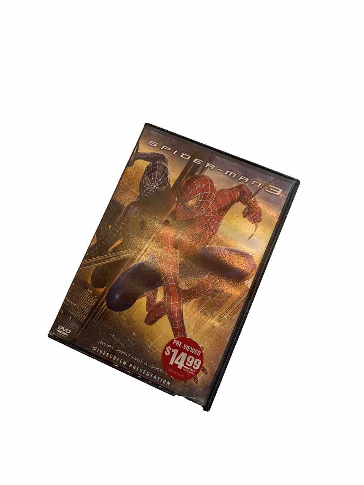 Spider-Man 3 (DVD, 2007) - In Blockbuster Case