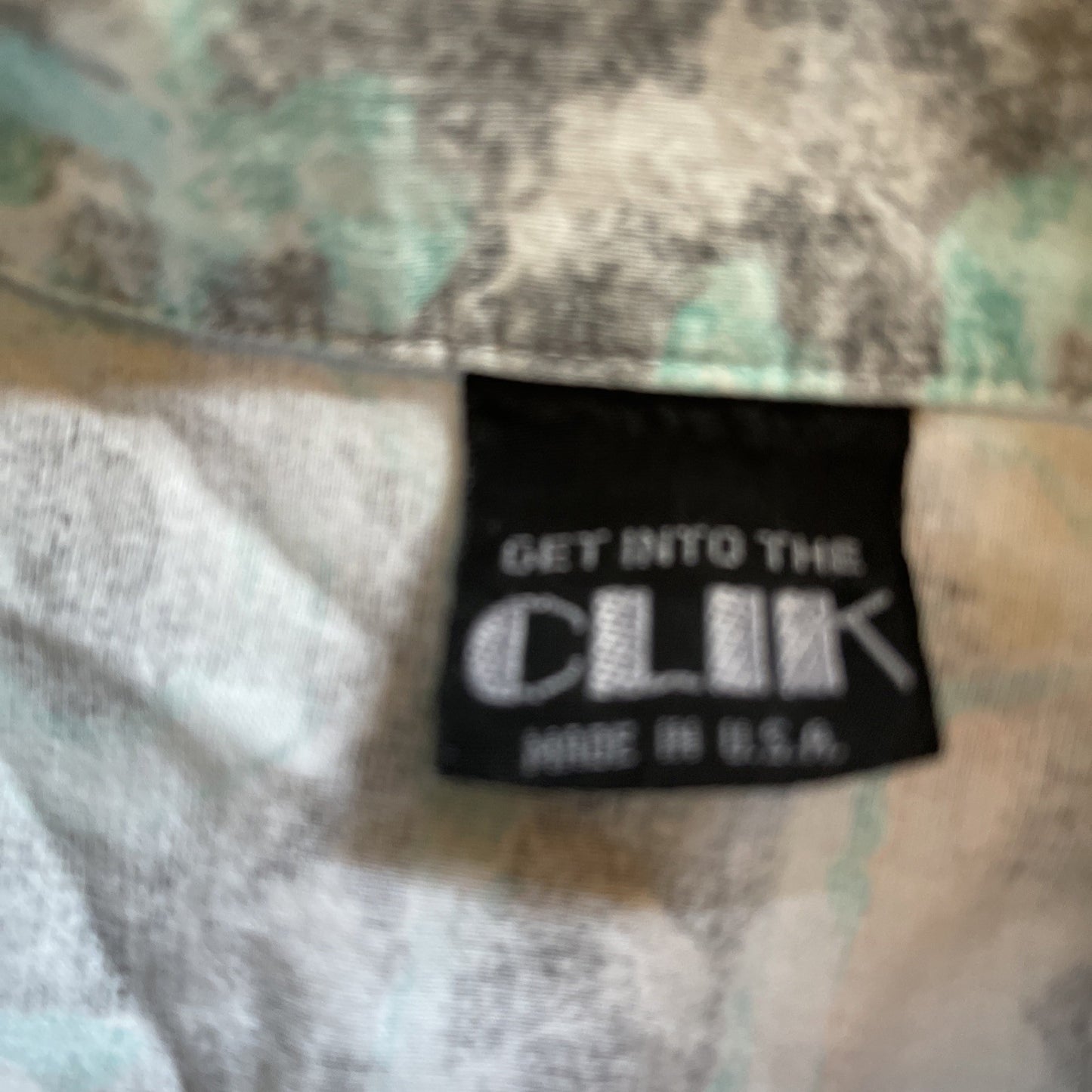 Vintage Get Into The Clik Shirt Medium Made In USA