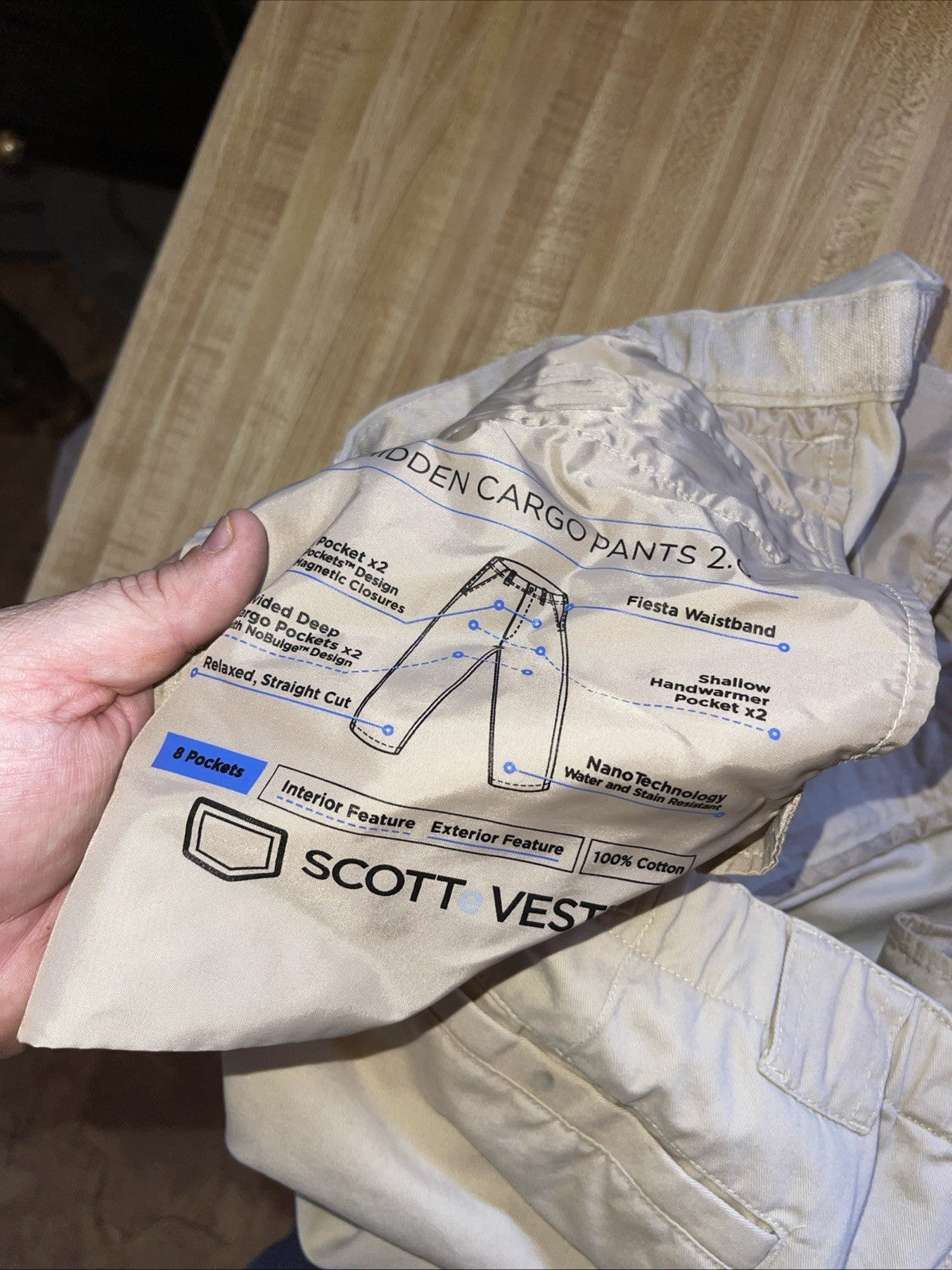 Scottevest Hidden Cargo 2.0 Pants 46/32