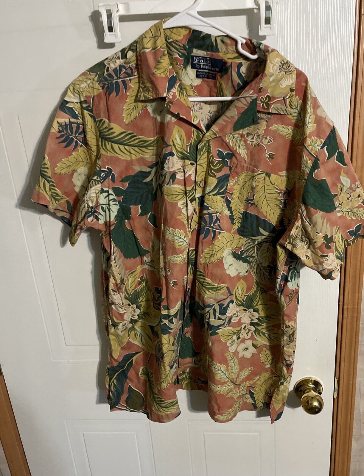 Vintage Polo Ralph Lauren Caldwell Hawaiian Shirt XL