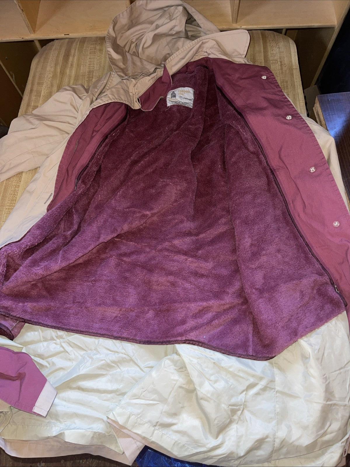 london fog maincoats trench coat 8P