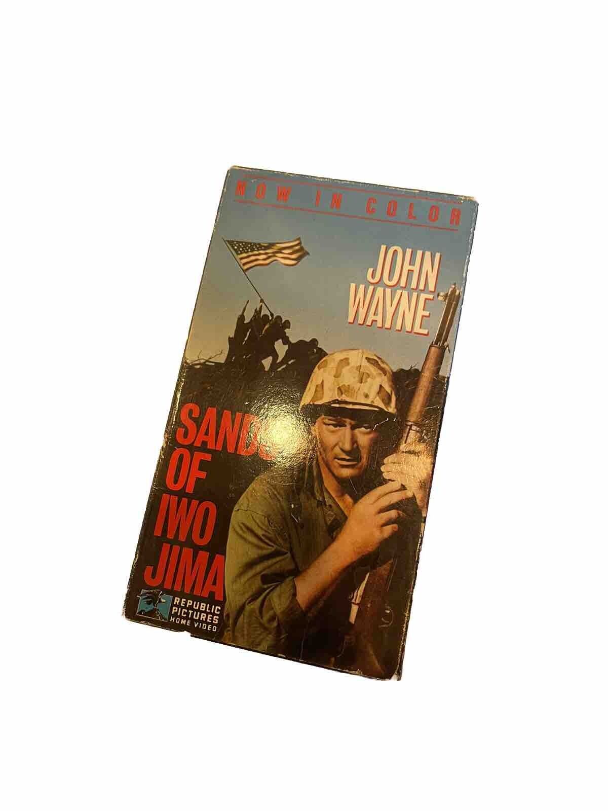 Sands of Iwo Jima (VHS, 1994, Colorized)