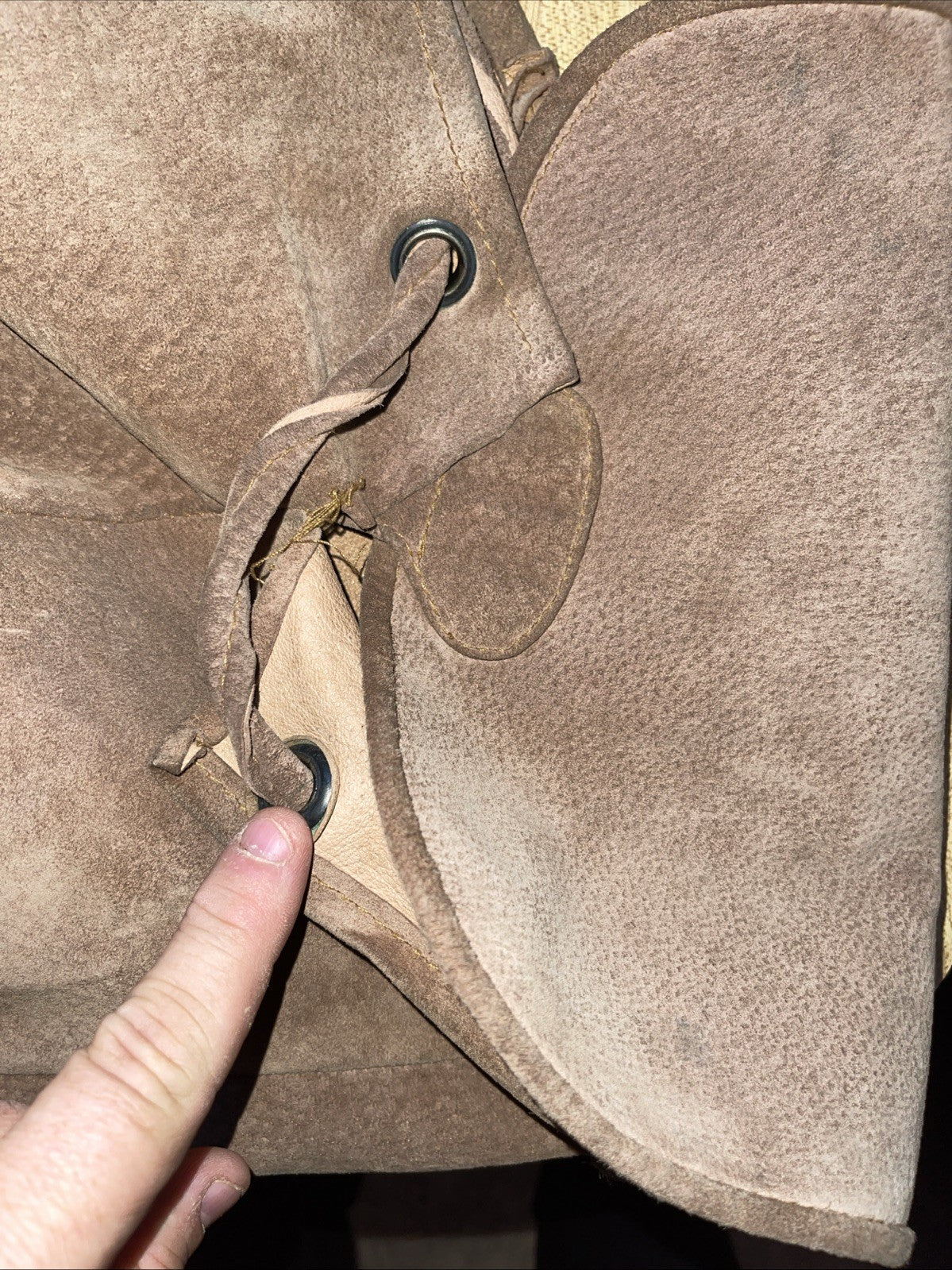 Vintage Leather Backpack 