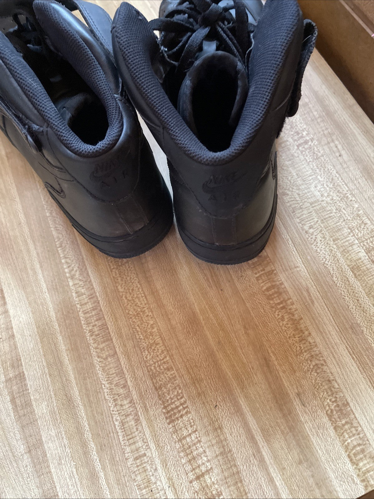 Nike AF1 High Top Sneakers Black Size 14