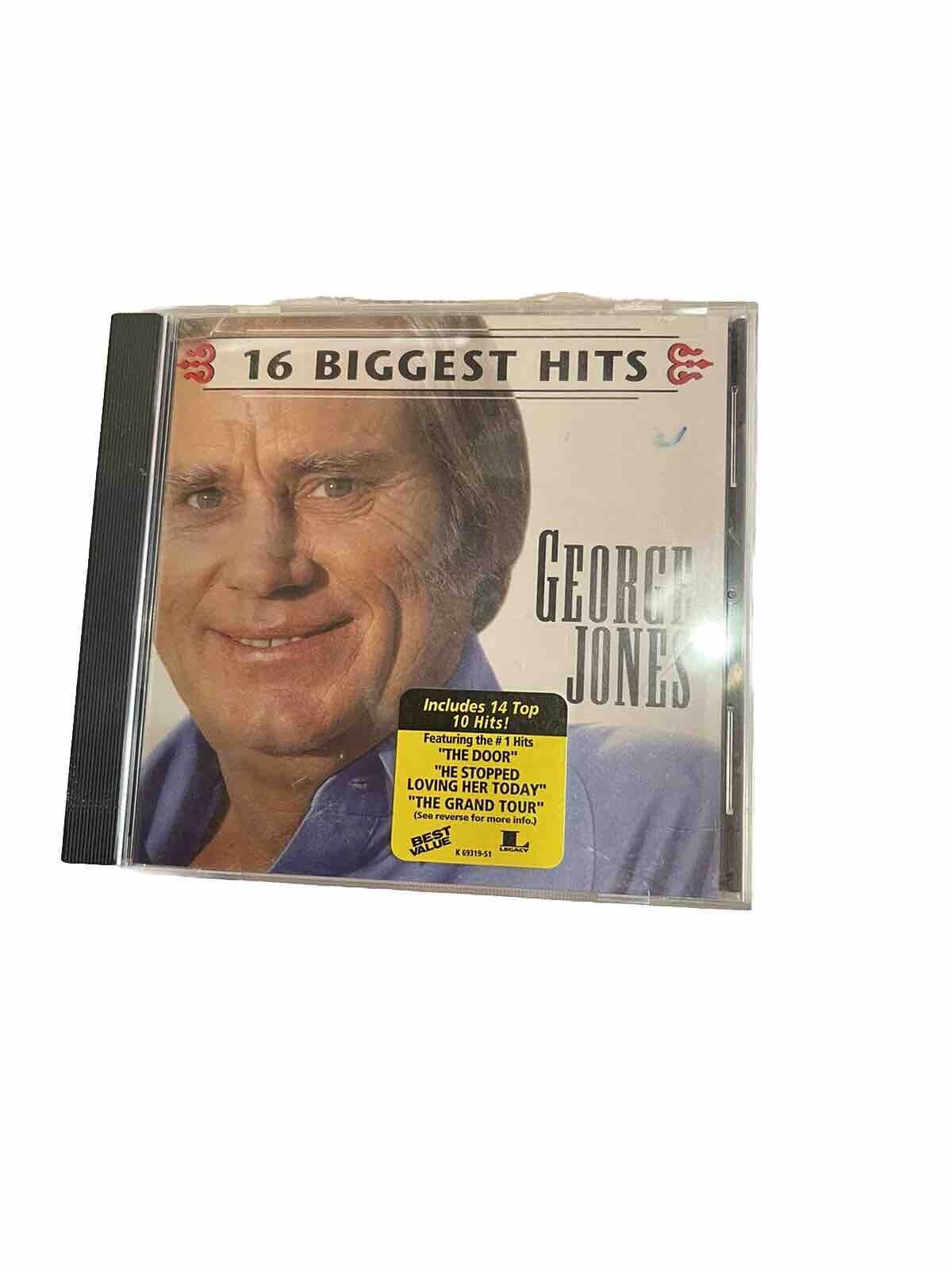 George Jones CD 16 Biggest Hits He Stopped Loving Her Today Bartender's Blues