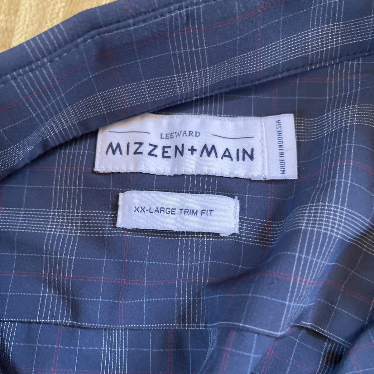 mizzen main leeward shirt trim fit XXL