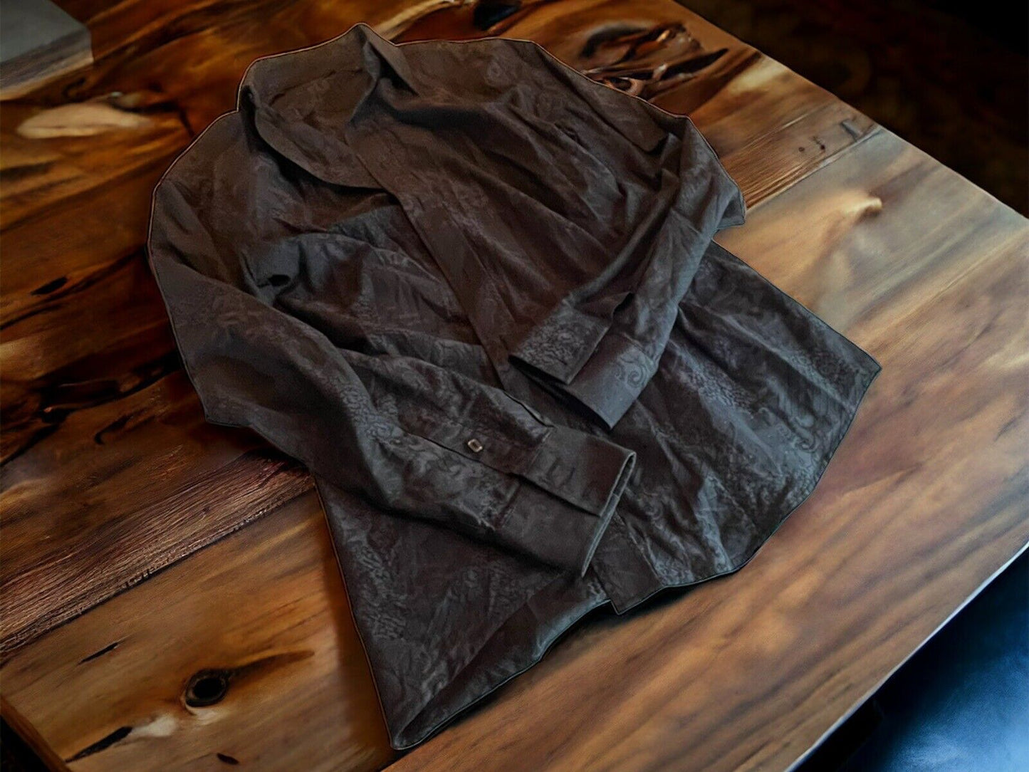 Sean John Embroidered Dress Shirt Large 