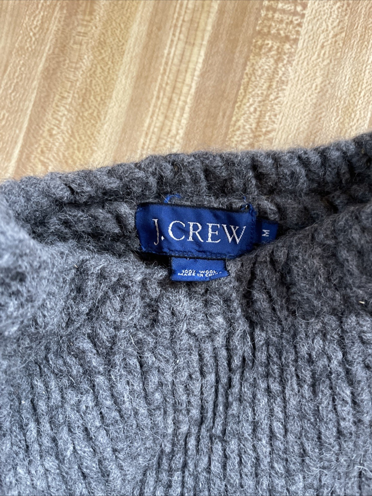J. Crew Heavy Thick Wool Sweater Medium 